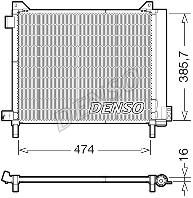 Skraplacz klimatyzacji DENSO DCN46030