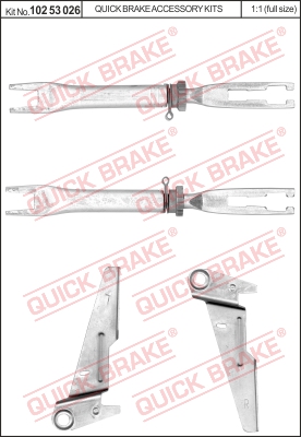 Regulacja szczęk hamulcowych QUICK BRAKE 102 53 026