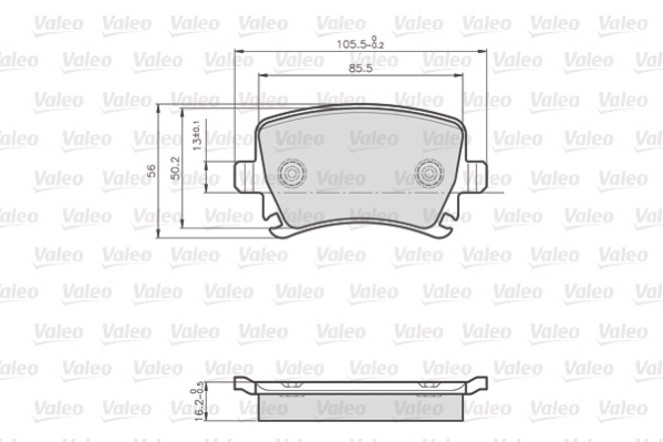Klocki hamulcowe VALEO 872914