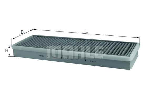 Filtr kabinowy KNECHT LA 43