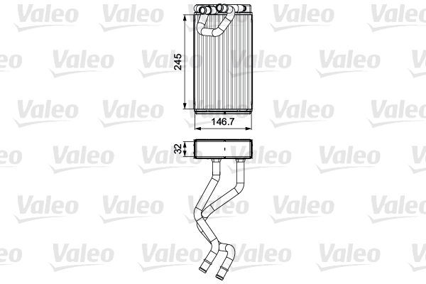 Nagrzewnica VALEO 811547