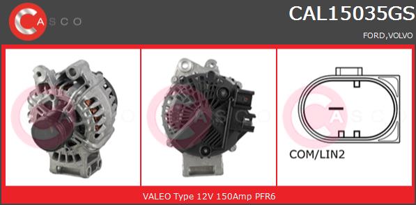 Alternator CASCO CAL15035GS