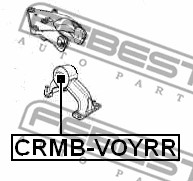 Poduszka silnika FEBEST CRMB-VOYRR