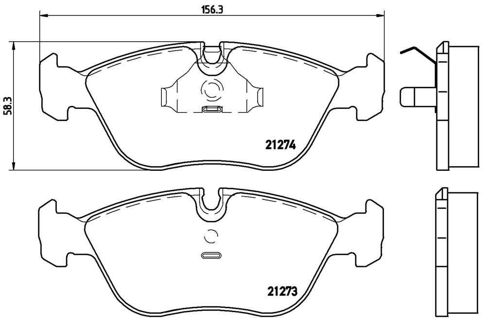 Klocki hamulcowe BREMBO P 86 013