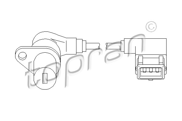 Czujnik położenia wału TOPRAN 501 295