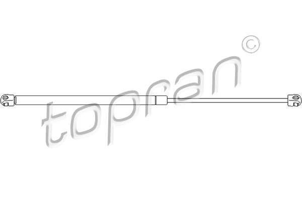 Sprężyna gazowa TOPRAN 401 486