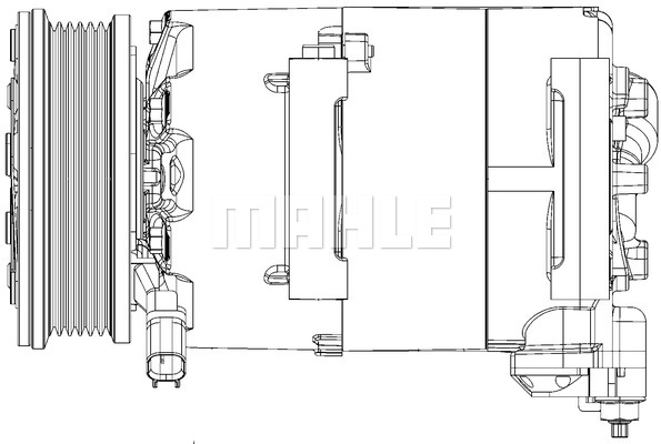 Kompresor klimatyzacji MAHLE ACP 1366 000P
