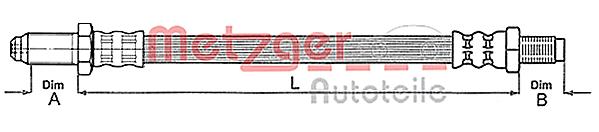 Przewód sprzęgła METZGER 4112219
