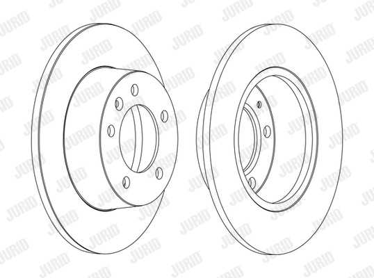 Tarcza hamulcowa JURID 562164JC