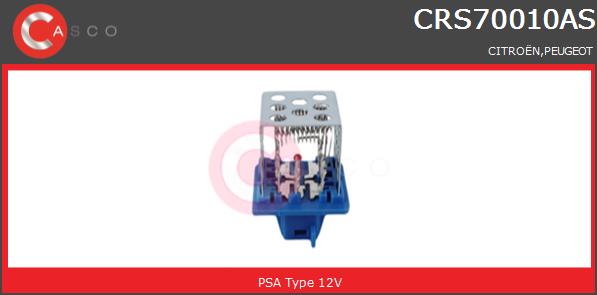 Opornik wentylatora CASCO CRS70010AS