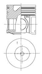 Tłok KOLBENSCHMIDT 41500600