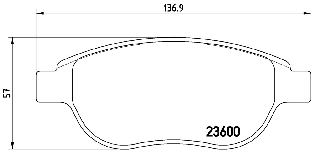 Klocki hamulcowe BREMBO P 61 068X