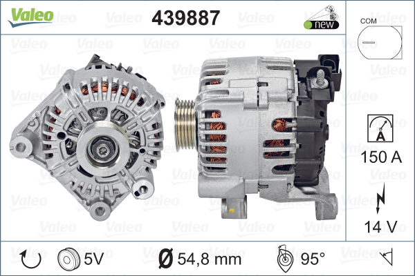 Alternator VALEO 439887