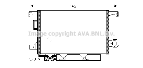 Skraplacz klimatyzacji AVA QUALITY COOLING MSA5435D