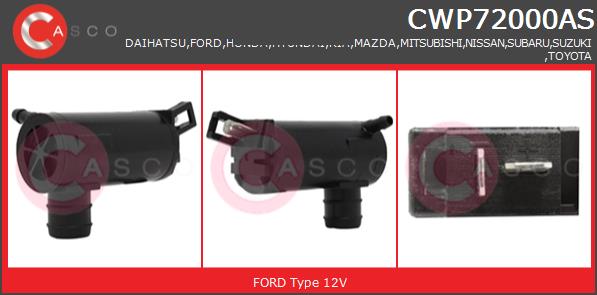 Pompka spryskiwacza CASCO CWP72000AS