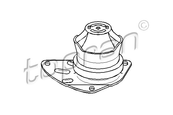 Poduszka silnika TOPRAN 110 317