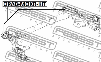 Łożyskowanie  korpusu osi FEBEST OPAB-MOKR-KIT