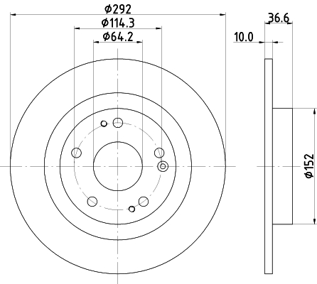 Tarcza hamulcowa HELLA 8DD 355 131-901