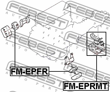Poduszka silnika FEBEST FM-EPFR