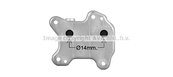 Chłodnica oleju silnikowego AVA QUALITY COOLING OL3716