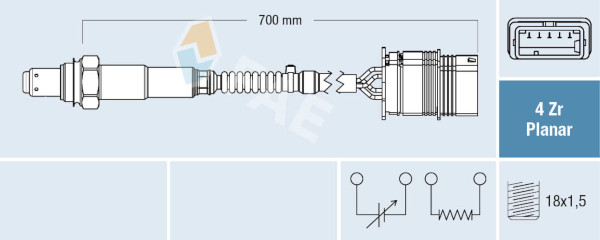 Sonda lambda FAE 77760