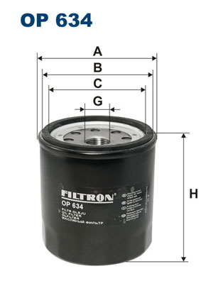 Filtr oleju FILTRON OP634