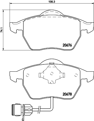 Klocki hamulcowe HELLA 8DB 355 007-461