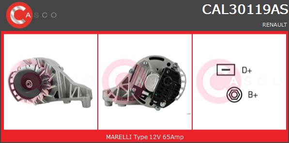 Alternator CASCO CAL30119AS