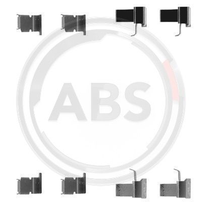 Zestaw akcesoriów montażowych  klocków hamulcowych A.B.S. 1262Q