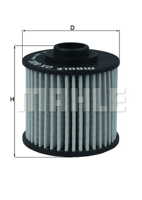 Filtr oleju MAHLE OX 803