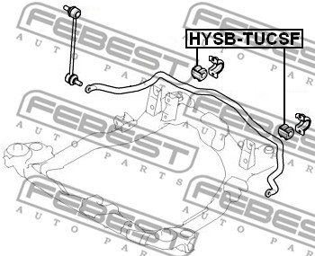 Guma stabilizatora FEBEST HYSB-TUCF248