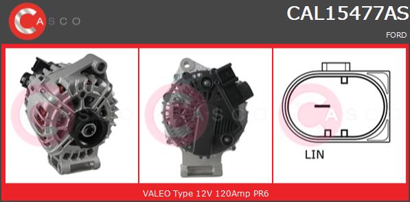 Alternator CASCO CAL15477AS