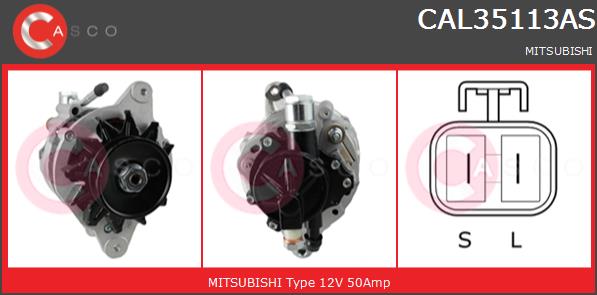 Alternator CASCO CAL35113AS