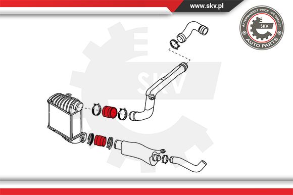 Przewód powietrza doładowującego ESEN SKV 24SKV024