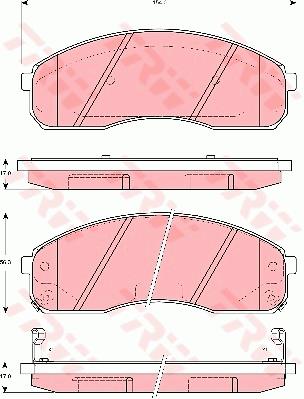 Klocki hamulcowe TRW GDB3301