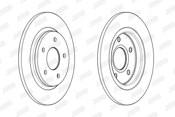 Tarcza hamulcowa JURID 563011JC