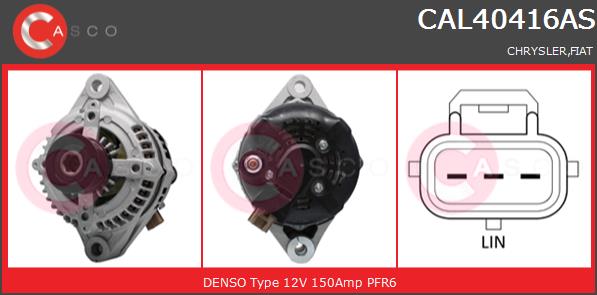 Alternator CASCO CAL40416AS