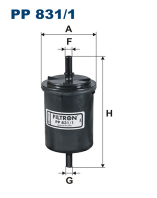 Filtr paliwa FILTRON PP831/1