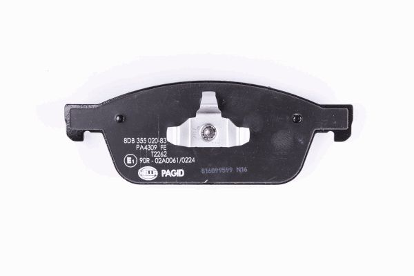 Klocki hamulcowe HELLA 8DB 355 020-831