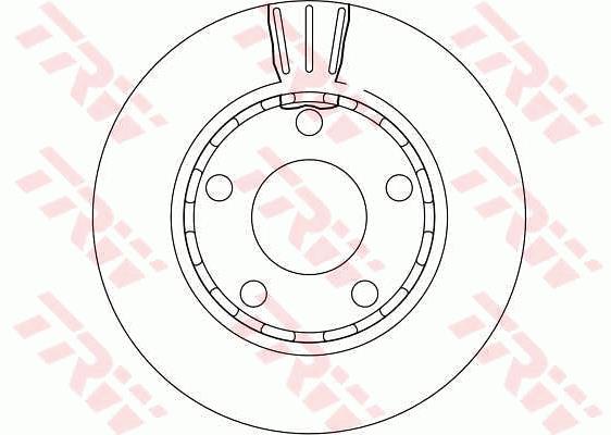 Tarcza hamulcowa TRW DF4210