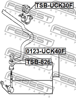 Łącznik stabilizatora FEBEST 0123-UCK40F