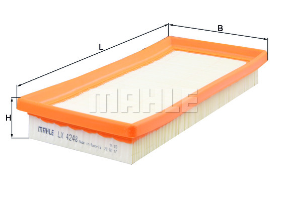 Filtr powietrza KNECHT LX 4248