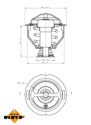 Termostat NRF 725090