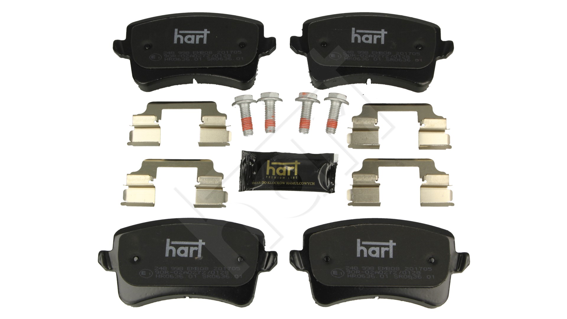Klocki hamulcowe HART 248 998