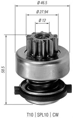 Bendiks rozrusznika MAGNETI MARELLI 940113020191