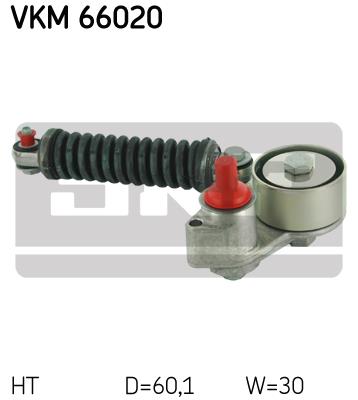 Rolka napinacza paska osprzętu SKF VKM 66020