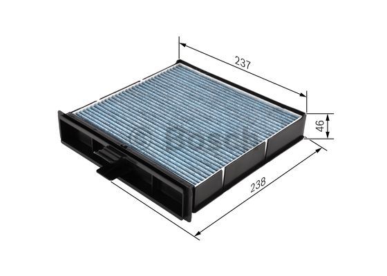 Filtr kabinowy BOSCH 0 986 628 527
