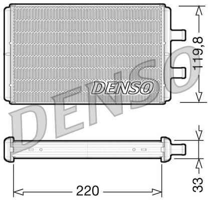 Nagrzewnica DENSO DRR12007