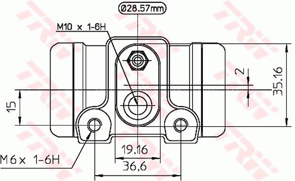 Cylinderek TRW BWN245