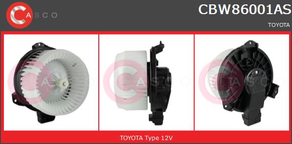 Wentylator wnętrza CASCO CBW86001AS